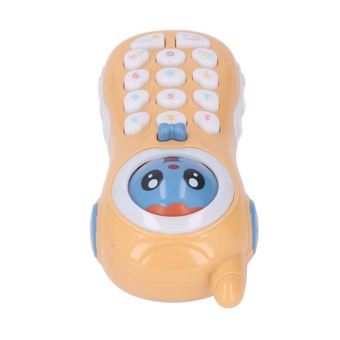 Jouet Téléphone Bébé éducatif - Avec Lumières, Musique, 8 Modes D’apprentissage Pour Enfants +3 Ans (violet)