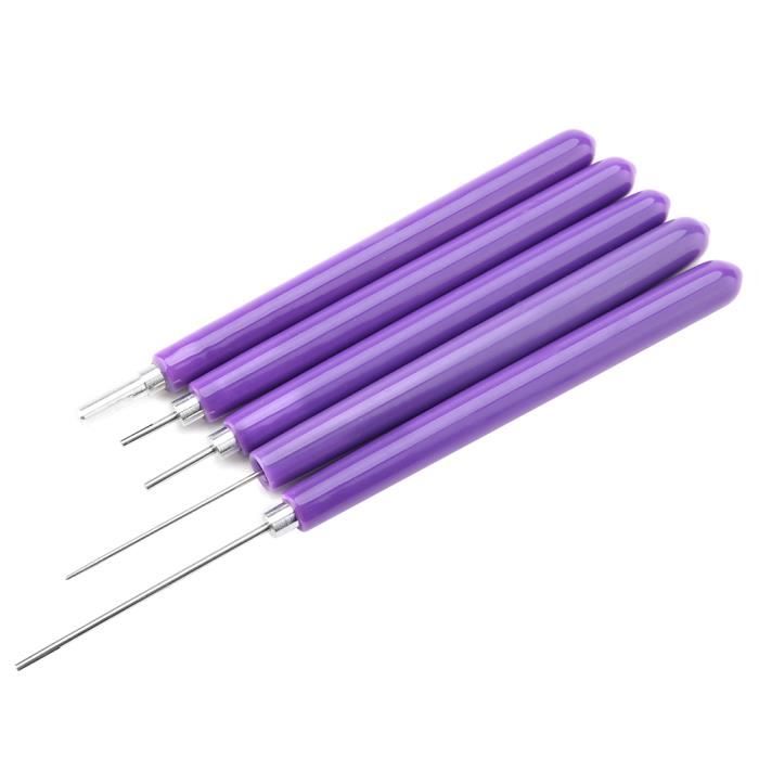 Set 5 Outils Paper Quilling ODETOJOY - Aiguilles Et Poinçon Pour Bandes Papier