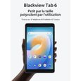 Tablette PC Blackview Tab 6 - Android 11 - 8" HD IPS - 3Go+32Go - 4G - 5MP Caméra Arrière - Gris-1