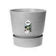 ELHO Greenville Pot de fleurs rondØ 47 x H 44 cm - extérieur - 100 47 - Gris - % recyclé-1