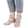 VGEBY Bottes de pluie femme Bottes de pluie imperméables antidérapantes pour femmes, chaussures de jardin (38)-1