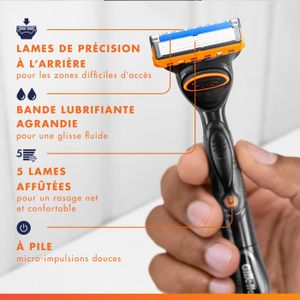 PACK XXL 12 LAMES GILLETTE LABS - Recharges Pour Rasoir ProGlide, ProShield, Fusion 5 - NEUF