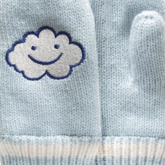 Isotoner Gants broderie nuage ciel mixte bébé ciel - Cdiscount Prêt-à-Porter