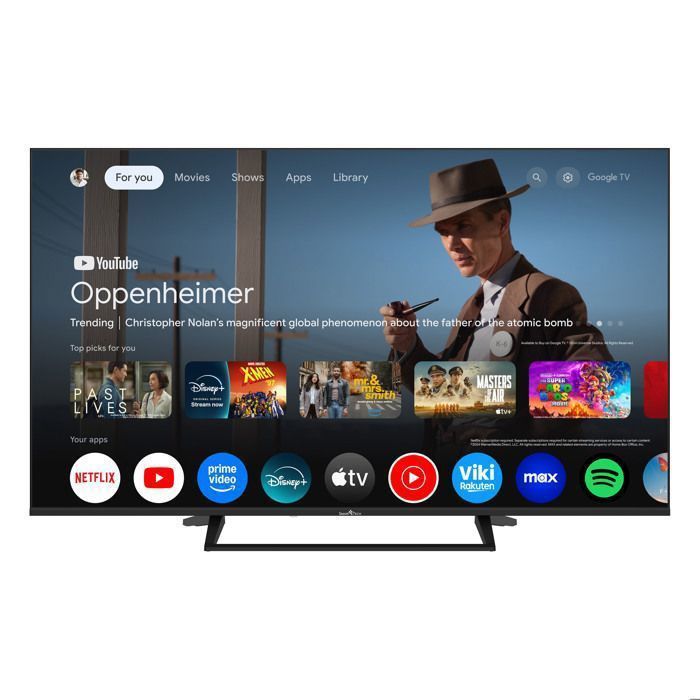 Smart Tech TV QLED 4K UHD 55' (139 cm) 55QG06K Google TV- 3xHDMI ...