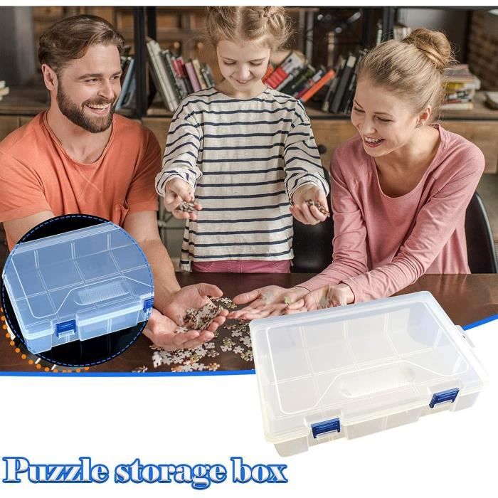 Boîte De Rangement Pour Puzzle 1000Pcs ,Plastique Organisateur