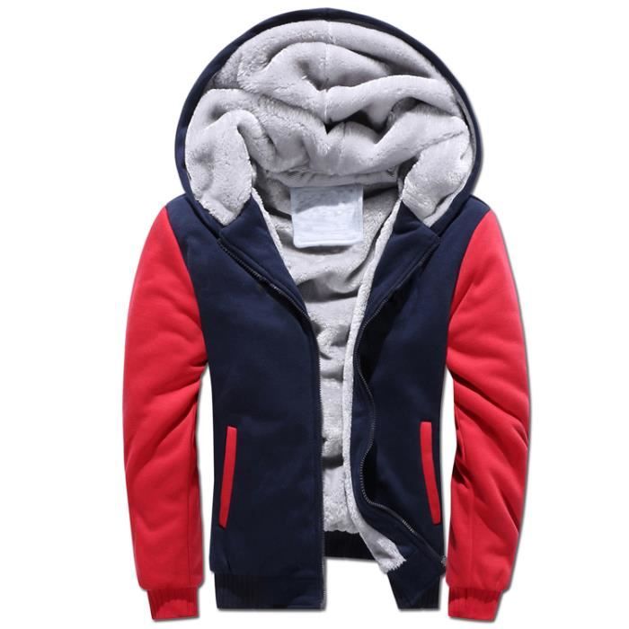 Veste chaude sales homme pas cher