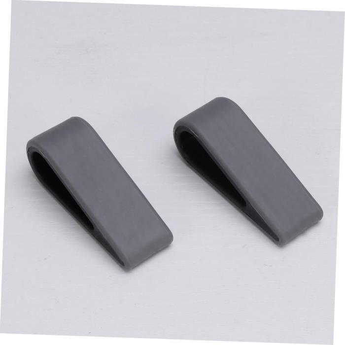 JJiaoLinin Lot 2 Mini Supports Ordinateur Portable Pliables - Rehausseur Invisible Antidérapant (Noir)