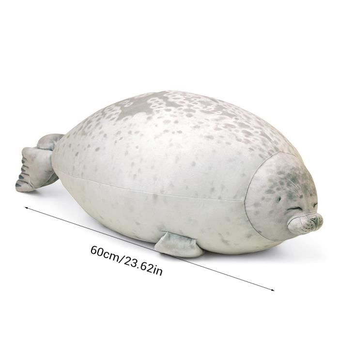 Gris - 25 cm - Peluche de Lion de mer de 25cm pour enfant, Jouet mignon