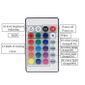 Kohree Ruban LED RGB Flexible Bandeaux LED RGB USB Bande lumineuse Lumi/ère Ambiance Multicouleur avec T/él/écommande R/étro/éclairage pour T/él/éviseur Ecran Ordinateur Salon Bureau 90cm 27leds