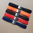 1 pièces 16 18 20 22 24 mm nouvelle bande de caoutchouc de Silicone bracelet de montre bracelet de -B4 Orange-18mm-2