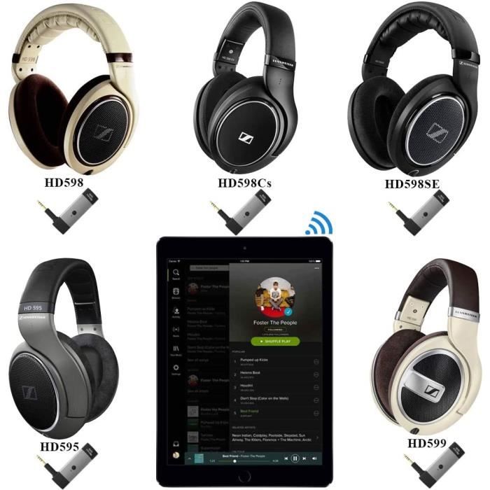 Sennheiser hd best sale 598 bluetooth adapter