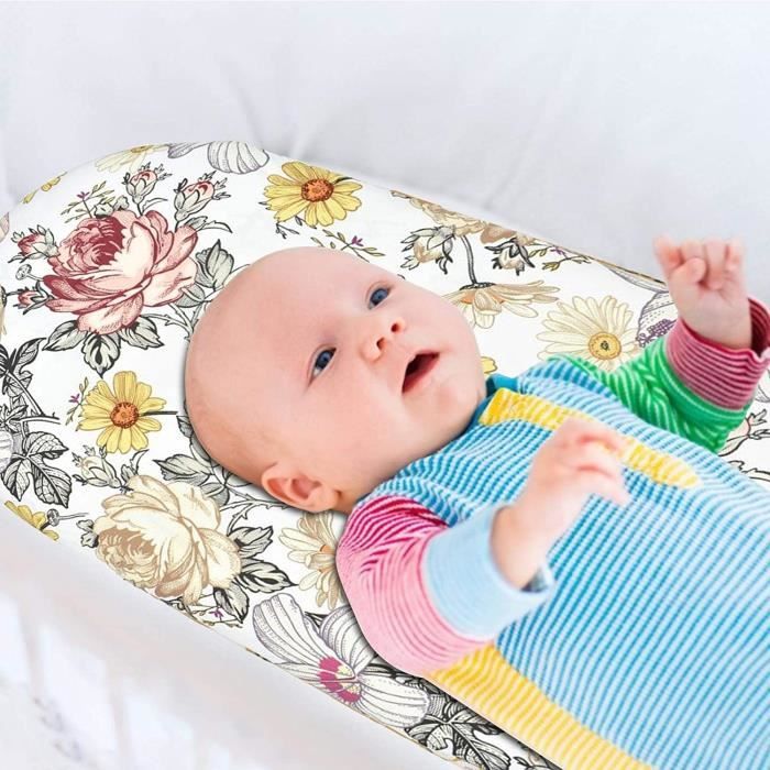 draps en coton pour lit de b b drap de lit en coton avec housse lavable amovible pour matelas de lit pour tout petits enfants p