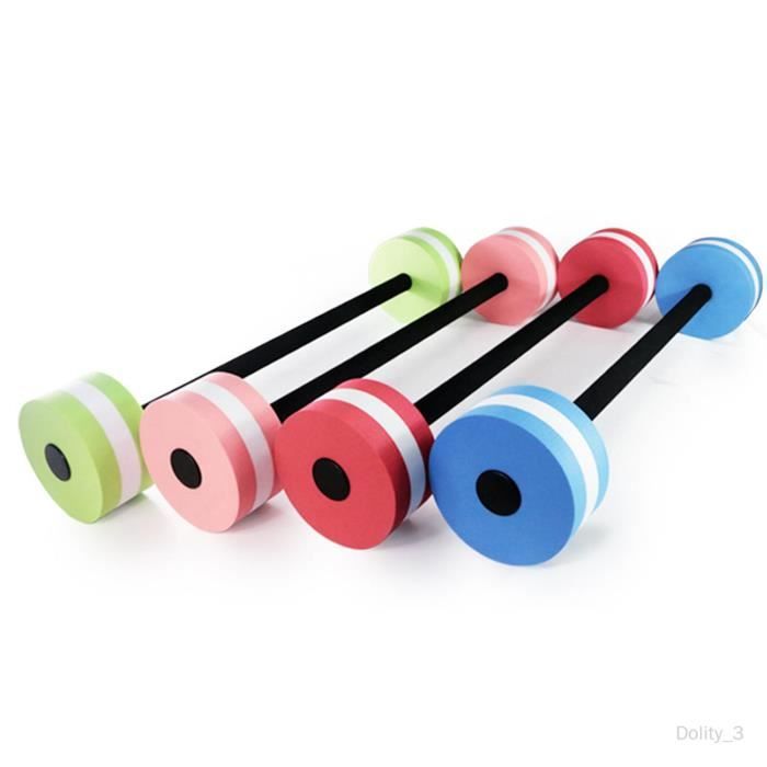 Haltères Aquafitness 2 Disques EVA - Poids D'Eau Piscine Pour Exercices Aquatiques