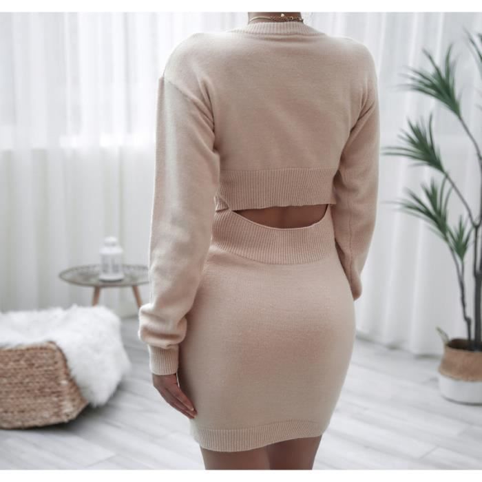 Pull long hotsell moulant femme