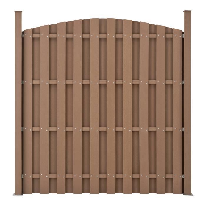Brise-vue Pour Clôture ColourTree - 2,44 X 15 M - Marron, 170g/m², Occultation 88%, œillets Tous Les 40cm