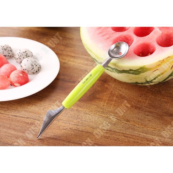 TD® cuillere multifonction fruit couteau de cuisine manuelle professionnel  accessoire ustensile pelle melon boules acier inoxydable - Cdiscount Maison