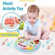 Table d'activité Musicale - Jouets Musicaux pour Enfants - Bébé Jouet Cadeau - 12 Mois - 3 Ans-3