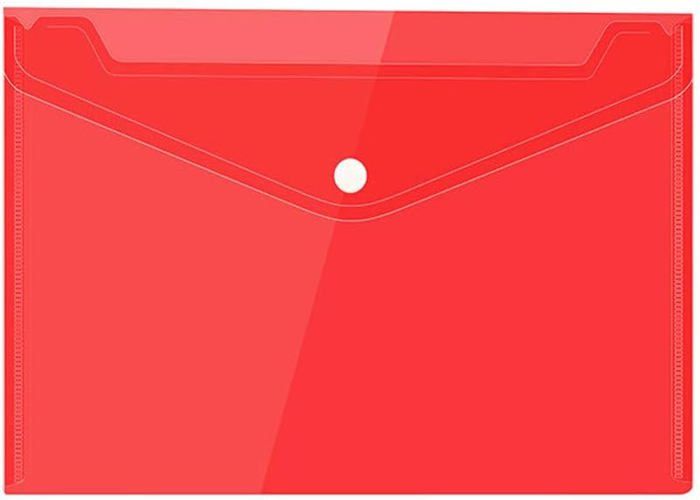 Dossiers En Plastique Transparent A4,12PCS Pochette Plastique