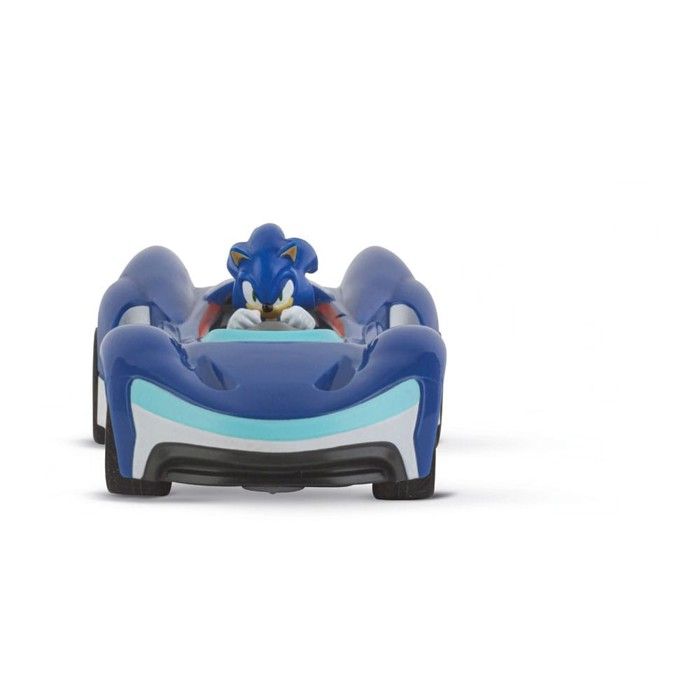 Sonic RC – Skateboard Télécommandé 360° + Boost – Figurine 15 Cm – Manette Anneau Doré – Dès 4 Ans