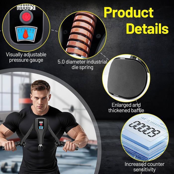 Appareil Pour Muscler Le Périnée Femme 10-60 Kg, 3en1 Kegel Periné Homme, Appareil Usculation Fessier, Appareil D'entraînement - Sport
