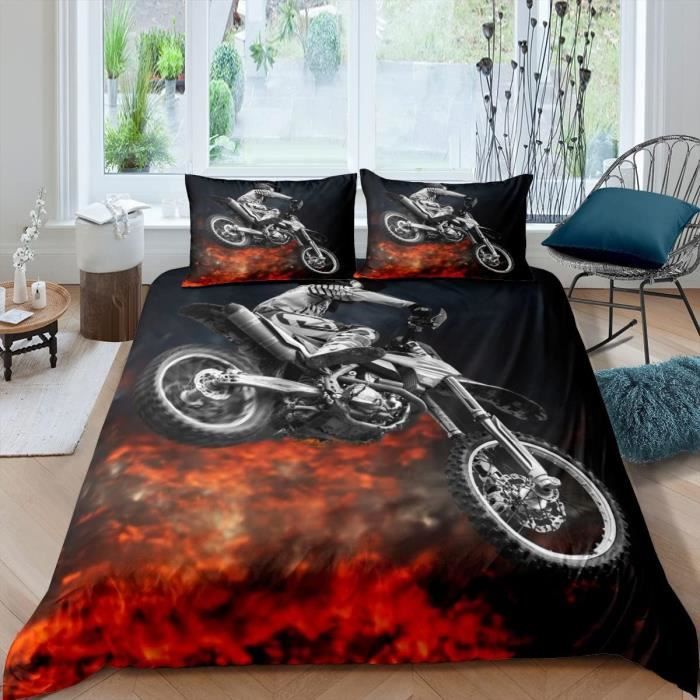 Pack enfant couette tempérée 80x120 et oreiller anti-acariens 40x60 Terre de Nuit