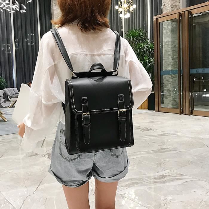 Sac deals ecole cuir
