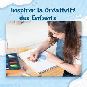 Crayons de Cire - Marque - 12 Couleurs Lavables Non Toxiques - Pour Crayons de Cire - Marque - 12 Couleurs Lavables Non Toxiques - Pour