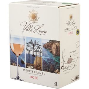 VIN ROSE BIB Villa Larose IGP Méditerranée - Vin rosé