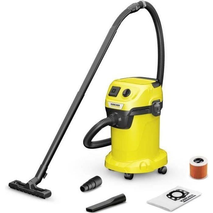 Aspirateur eau et poussière KARCHER WD 3 P V-19/4/20 - Cuve polypropylène 19 L - 1000W (Prise électr