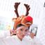 Couvre-chef Animal Mignon 21 Pouces Animal Cosplay Accessoire Pour Mascarade 3D Dr/ôle Grenouille Coiffe En Peluche Grenouille Lapin Chapeau F/ête Chapeaux Dessin Anim/é Photoprops Halloween Costume