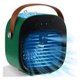 Mini climatiseur portable rechargeable 4000mAh, autonomie 5-8h, 3 vitesses, pour bureau
