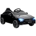 Voiture électrique enfant Mercedes-benz AMG CLA 45 - AIYAPLAY - telecommande - vitesse 3-5 km/h, phare LED et effets sonores - noir