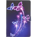 IAMS CHIEN Tablette Étui pour Samsung Galaxy Tab A7 10.4 (2020) SM-T500 SM-T505 Housse peint de Protection Papillon violet