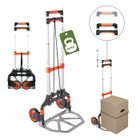 PACK AND MOVE Diable de manutention - Pack & Move - Pliable - 2 Roues - Aluminium - 60kg