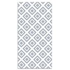 Tapis Vinyle Panorama Carrés Bleus 120x160 cm - Tapis pour Cuisine, Bureau et Salon en PVC