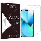 Tikawi x2 Verre trempé 9H Iphone 13 Mini (5.4") Protection Ecran Haute résistance [Anti-traces] Film protection Verre trempé x2