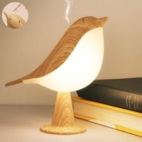 Lampe de Chevet Tactile, Lampe De Table Rechargeable avec 3 Modes Dimmable, 3000K-6000K, 1800mAh,Parfaite pour Chambre Bureau