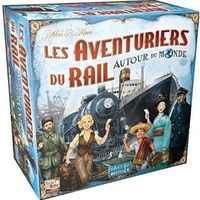 Les aventuriers du rail - Les aventuriers du rail Monde - Asmodee - Jeu de société - Jeu de stratégie