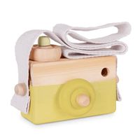 Beeloom - photoloom yellow - jouet d'activite photo Montessori, Jeux d'imitation pour enfants, bois naturel