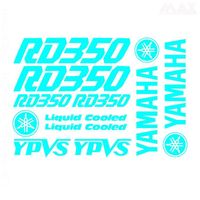 11 stickers RD 350 – BLEU CIEL – YAMAHA sticker RD 350 RDLC - YAM444