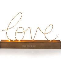 TD® Décoration lumineuse pour la maison salon bureau chambre anniversaire mariage LOVE lumières lecture design lettres fer forgé