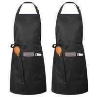 Baanfly Lot De 2 Tabliers En Cuir Imperméables De 109,2 Cm Avec 2