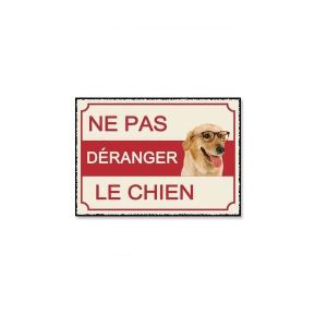 Plaque Chien Humour