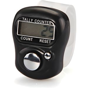 BLANC] Ordinateur de poche 4 comptage numérique compteur-mécanique manuel  palme cliqueur nombre de couleurs assorties
