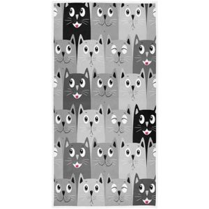 032 4 Motif serviettes serviettes des nappes tovaglioli Chat Kitten Chaton 