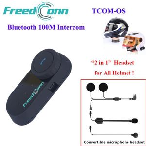INTERCOM MOTO T-COMVB-800M Oreillette Bluetooth pour Moto, Appar