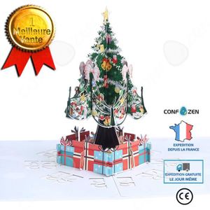 VILLAGE - MANÈGE CONFO® Carte de voeux de Noël 3D Impression couleu