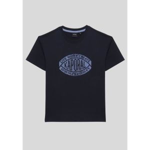 T-SHIRT KAPORAL - T-shirt bleu Garçon 100% coton OKIDO