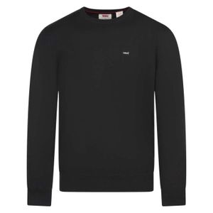 PULL Pull coton col rond - Homme - Noir