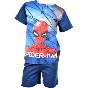Marvel Spiderman Pyjama à capuche pour garçon brille dans le noir 